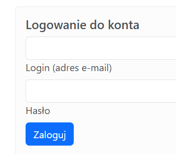 Ilustracja.  Logowanie